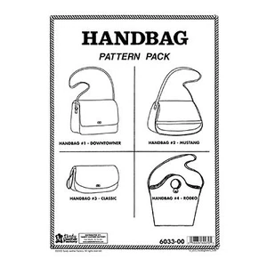 Handbag Pattern Pack 4 Designs New 6033-00 by Tandy Leather - Picture 1 of 1