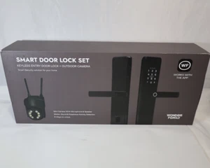 Cerradura de mortaja inteligente con cámara WiFi, kit de instalación - entrada digital sin llave... - Imagen 1 de 5