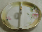 Nippon Divided Dish Hand Painted Porcelain With Handle Wild Rose Art Nuveau