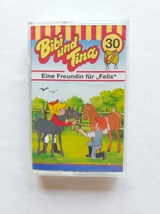 Bibi und Tina Hörspiel Kassette Folge 30 Eine Freundin für Felix MC Kiosk - Bild 1 von 4