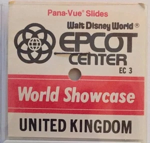 Vereinigtes Königreich EC-3 Epcot Center Pana-Vue Slides World Showcase Disney World - Bild 1 von 7