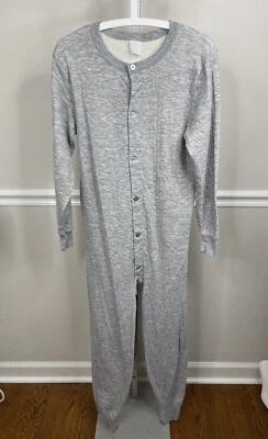 De Colección Para Hombres M 38” Una Pieza Ropa Interior Larga Sears Union Traje Largo Johns Algodón EE. UU. Foto 1 de 4