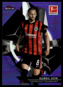 2021 Topps Finest Bundesliga Purple Djibril Sow /250 #34 - Picture 1 of 2