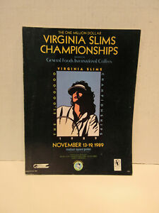 1989 Virginia Slims Championship Tennis Program Madison Square Garden NYC
