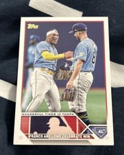 2023 Topps Update US138 SSP!!! WANDER FRANCO BRANDON LOWE