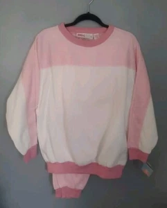 Vtg GITANO PLUS 2pc SWEATSHIRT SWEATPANTS Knit Joggers Sweat Suit 20W NWT! RARE! - Picture 1 of 15