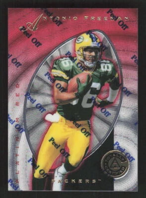 1997  Pinnacle Totally Certified Platinum Red #35 Antonio Freeman Packers /4999 - Image 1 of 2