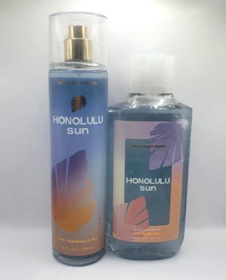 BATH AND BODY WORKS HONOLULU SUN FRAGRANCE BODY MIST & WASH (SET OF 2) - Image 1 of 3