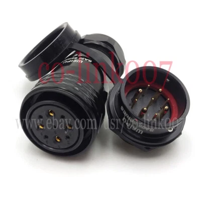 WEIPU SA28 9Pin Waterproof Connector Plug Socket IP67,Aviation Cable Connector - Image 1 of 4