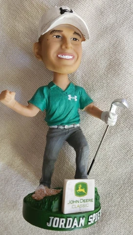 Rare JORDAN SPIETH 2014 John Deere Classic Golf 7" Bobblehead 1st PGA Win LE/250 Cover
