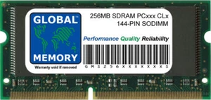 256MB PC100 100 MHz/PC133 133 MHz 144-PIN SDRAM SODIMM RAM FÜR APPLE LAPTOPS/PCs - Bild 1 von 1
