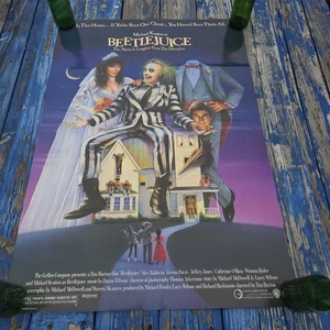 BEETLEJUICE (1988) Original Kinoplakat TIM BURTON - Bild 1 von 14