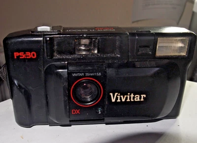 Vivitar PS:30 Film Point and Shoot Camera with 35mm f/5.6 lens - Image 1 of 4