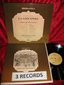 1979 ITALY NM 3 LP 3C 153 01643/45 M Amilcare Ponchielli, Giannina Arangi-Lombar - Picture 1 of 1