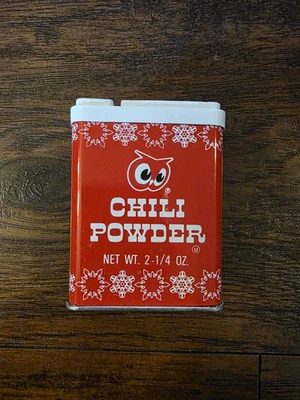 Vintage Red Owl Food Stores Chili Powder Spice Can Empty MN Minnesota  - Image 1 of 4