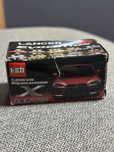 Tomica Mitsubishi Lancer Evolution X 1:64 Diecast Limited Rare Used - Picture 1 of 8