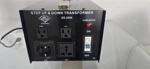 Trasformatore convertitore di tensione step up/down Diamond Series 2000 DS-2000 Watt -35P - Foto 1 di 6