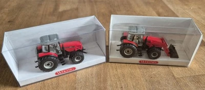 Wiking Massey Ferguson MF 8280 1:87 mit+ohne Frontlader 03854033 3850131 in Ovp  - Bild 1 von 4