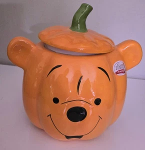 Disney Winnie Puuh Halloween Jack O Laterne Kürbis Keksdose Dose Neu - Bild 1 von 5