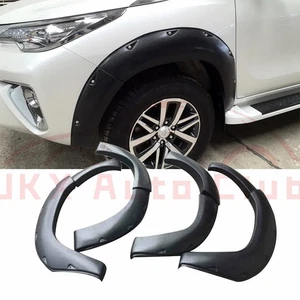 Fender Flares Wheel Black Nuts V2 Set q For Toyota Fortuner Crusade 2015-2017 - Picture 1 of 5