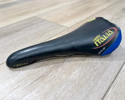 Sillín Selle Italia Flite Kevlar rieles de titanio parte de la cubierta hecha con Kevlar Foto 1 de 4