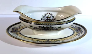 Tressemanes & Vogt Limoges TRV160 La Cloche Floral Vases Rim & Ctr, Gravy Boat - Picture 1 of 7