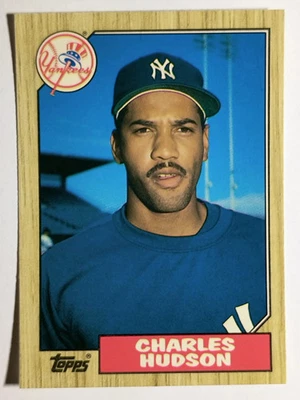 1987 Topps Traded Tiffany #50T Charles Hudson - Image 1 of 2