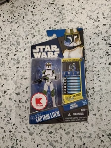 2010 Star Wars The Clone Wars Cartoon Clone Captain Lock K-Mart Only New Hasbro - Picture 1 of 8