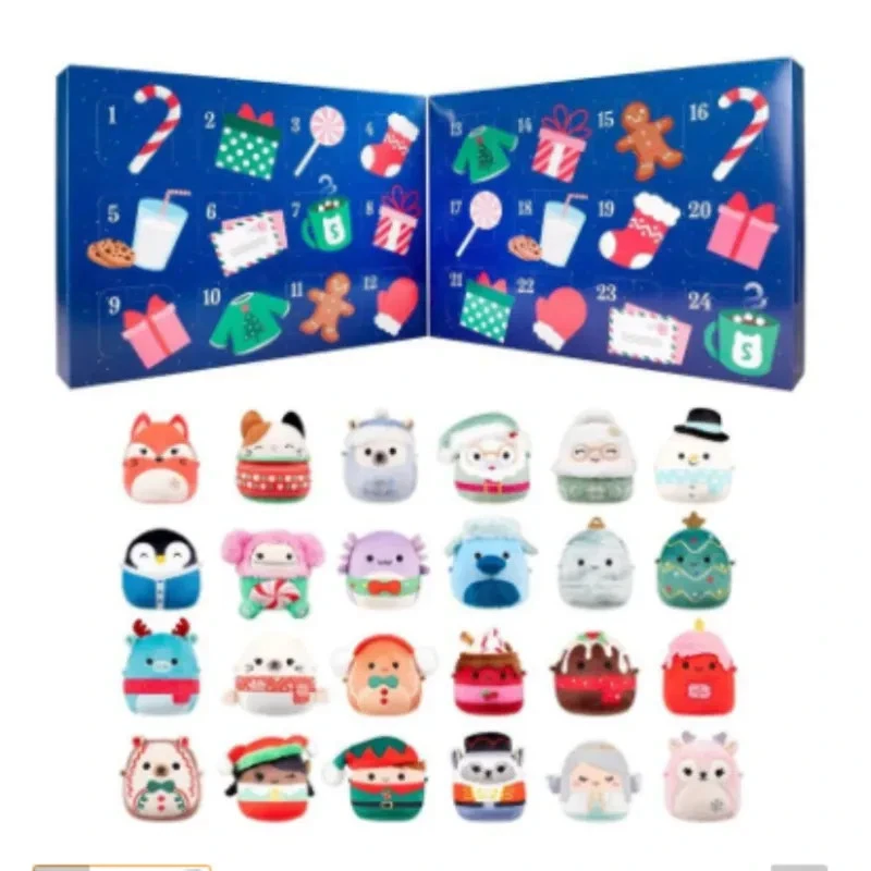 Squishmallows Micromallows Calendario de Adviento 2024-5 Navidad Peluche Cuenta Regresiva Regalo Foto 1 de 1