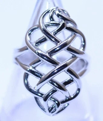LINKS OF LONDON Ladies Essentials Woven Sterling Silver Ring N BNWT RRP150 - Image 1 of 4