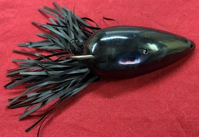 Señuelo de pesca vintage Swamp Fox Heddon original Moss Boss 2 1/4 Topwater grn Foto 1 de 3