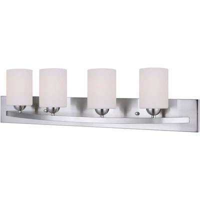 Tocador de baño Canarm Lighting IVL370A04BPT Madison luz peltre cepillado Foto 1 de 4