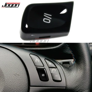 Black For BMW E46 M3 1998 1999 2000 2001 02-2004 Steering Wheel VO Button Covers - Picture 1 of 11