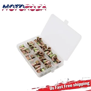 Stock 50 piezas M8 x 1,25 x 18 mm Acero Remache Tuerca Inserto Tuerca - Imagen 1 de 6