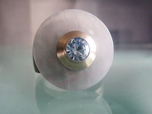 Disco - 02 - azul claro "deslumbrante de nácar" - compatible con anillo Charlotte 21 - Imagen 1 de 1
