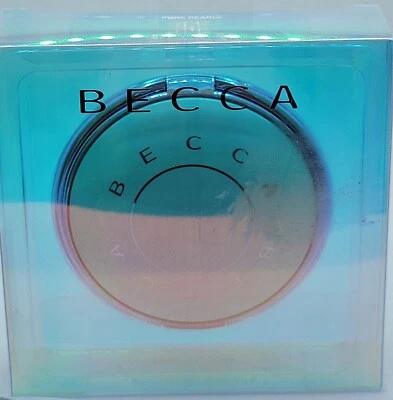 BECCA Pearl Glow Luster Glow Powder in Pure Pearl .32 oz / 9 g Full Size NIB - Image 1 of 4