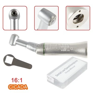 CICADA Dental Surgery 16:1 Reduction Contra Angle Handpiece Push button mini - Bild 1 von 7