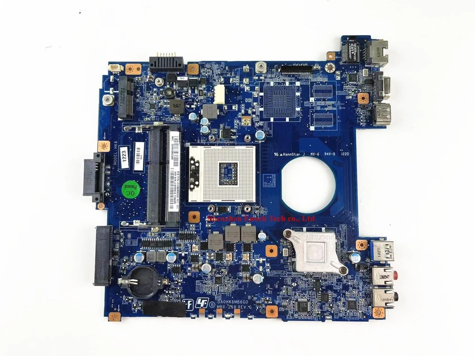 A1876091A For Sony Vaio SVE14 Motherboard MBX-268 Mainboard DA0HK6MB6G0 HM76 UMA - Image 1 of 4