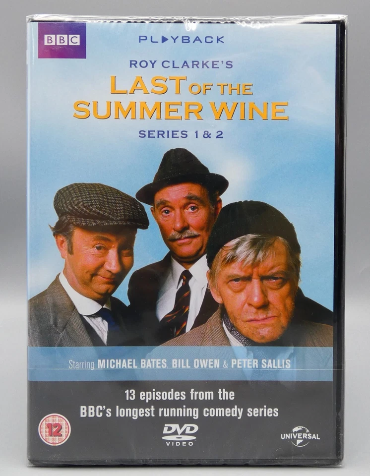 Last of the Summer Wine Series 1 & 2 DVD BBC Comedy Roy Clarke 13 Episodes - NEW - Image 1 of 4