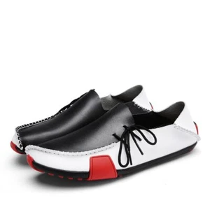  Men's Loafers Shoes Fashion Comfortable Leather Breathable Casual Shoes - Picture 1 of 12