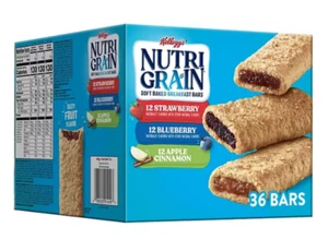 Kellogg's Nutri-Grain Bars Variety Pack (1.3 oz. bar, 36 ct.) - Picture 1 of 9