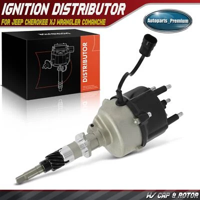 Distribuidor de encendido con tapa y rotor para Jeep Cherokee XJ Wrangler YJ 91-93 2,5 L Foto 1 de 4