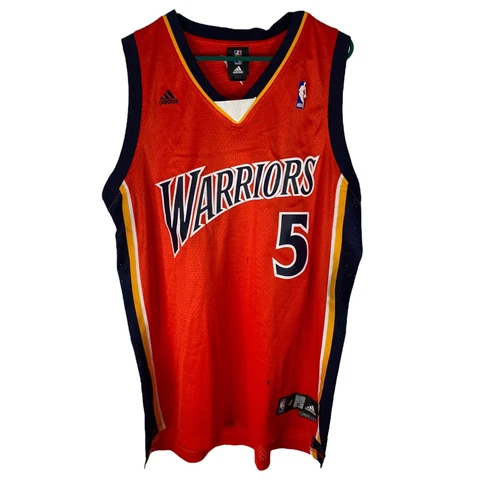 Rare Baron Davis Adidas Warriors Alternate Swingman Jersey Mens Sz XL Orange Cover
