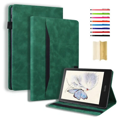 For Amazon Paperwhite 2024/2021/2018 Shockproof Leather Kickstand Case Cover - Image 1 of 4