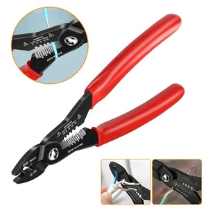 4in1 Electrical Cable Plier, Crimper Cutter Stripper Gripper, for 12-20AWG Wire - Picture 1 of 7