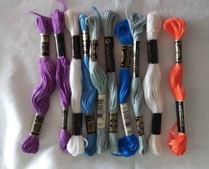 DMC Floss 10 Skeins - Multi Colors - Picture 1 of 1