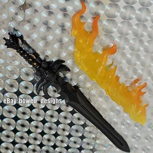 Mythic Legion Arethyr AETHERBLADE Deluxe SWORD FIRE Set Figure Weapon 4 Horsemen - Picture 1 of 7