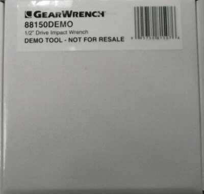 GearWrench 88150 1/2 英寸驱动高级空气冲击扳手演示单元全新 — 第 1/3 张图片