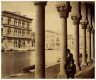 Italie, Venezia, Canale Grande, Palazzo Vendramin Vintage Albumen Print,  Tira
