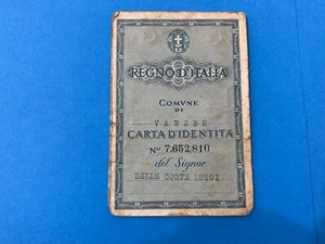 REGNO D'ITALIA CARTA DI IDENTITà CON FOTO VARESE 1942. - Picture 1 of 3